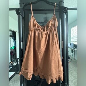 Princess Polly Empress Of Love Mini Dress Brown